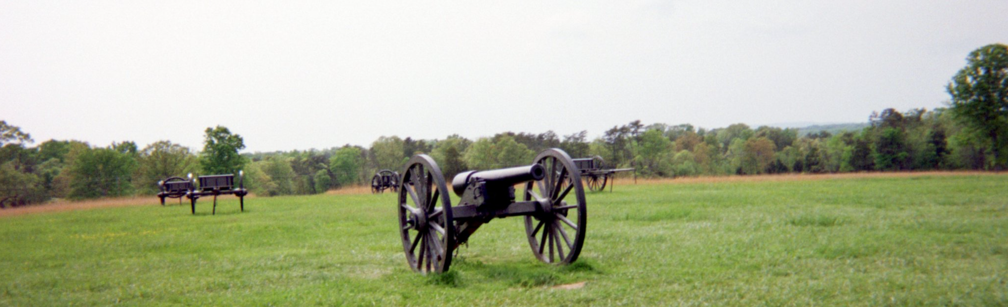 What is an artifact? Miniature replicas of these canons on a Civil War battlefield could be artifacts.