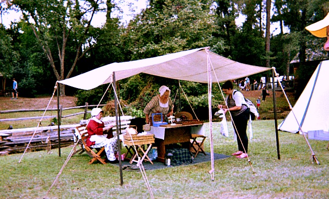 Teacher lesson plans may include field trips to historical reenactments.