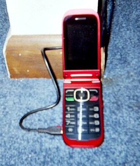 Cell phone recharging. Cell phone recharging.