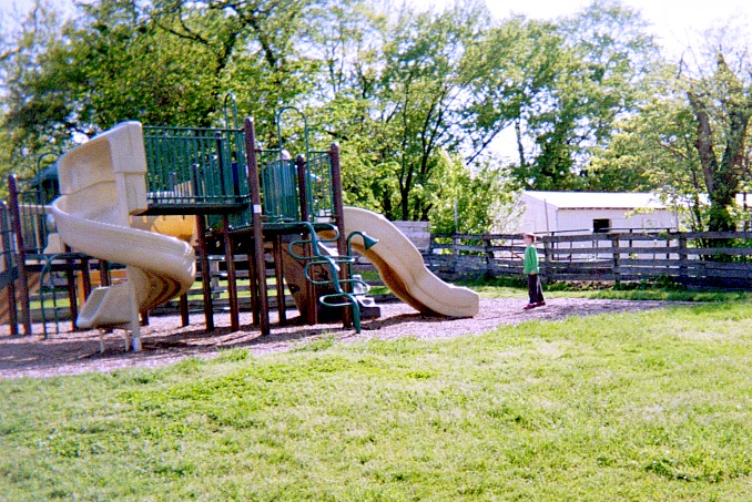 Playground in Frying Pan Park, Virginia.