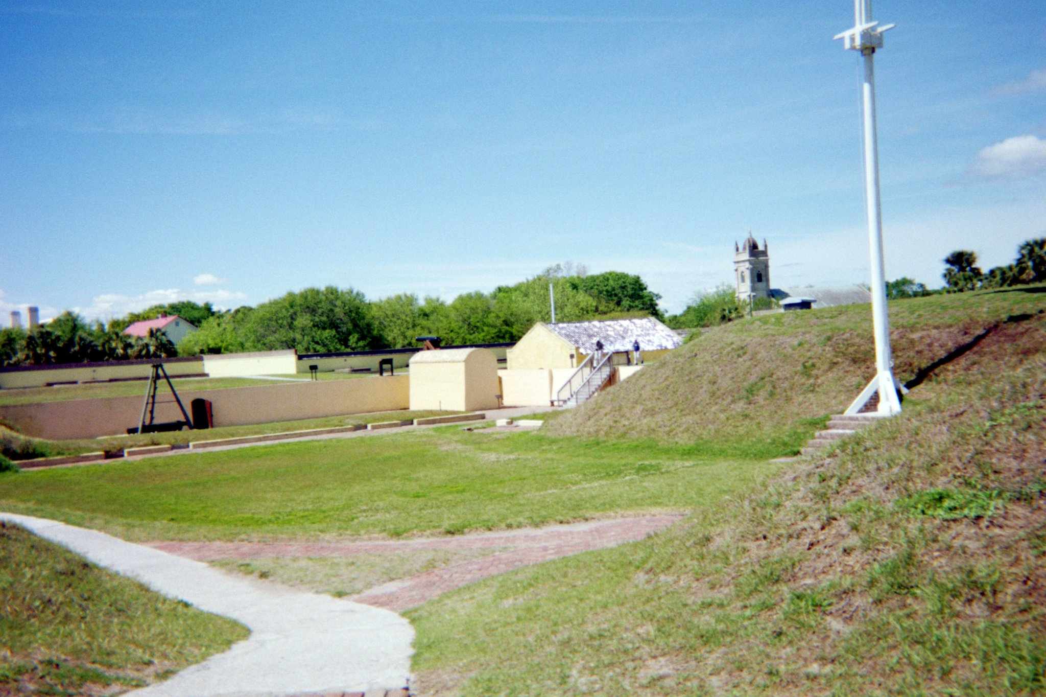 Fort Moultrie fortifications.