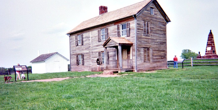 Historic house at the Manassas Battlefield.
