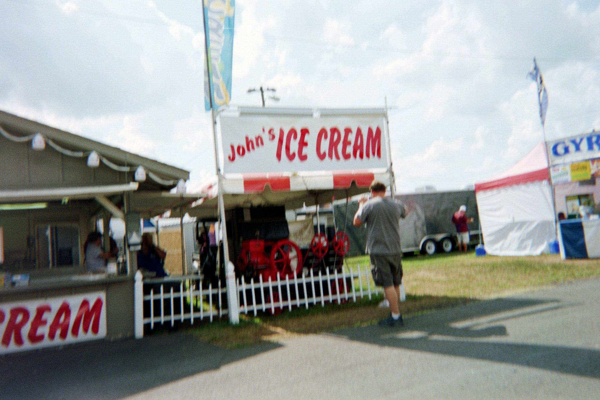 John's ice cream stand at the Manassas Fair in Virginia.