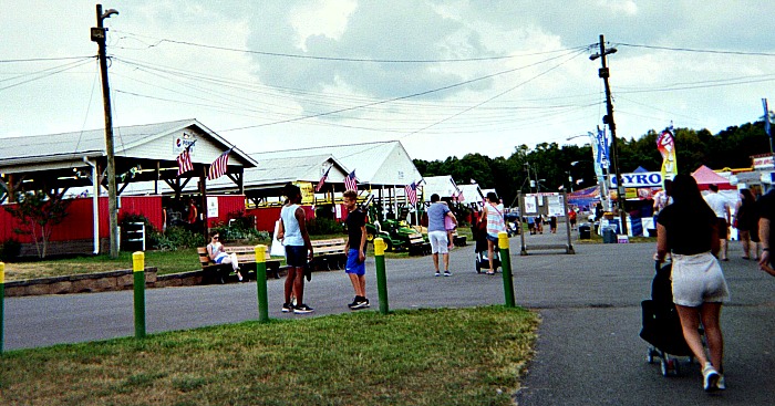 Teens at the Manassas, Virginia county fair.