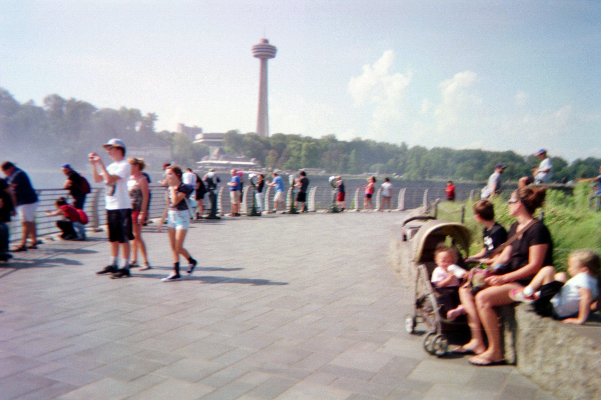 Visitors to Niagara Falls