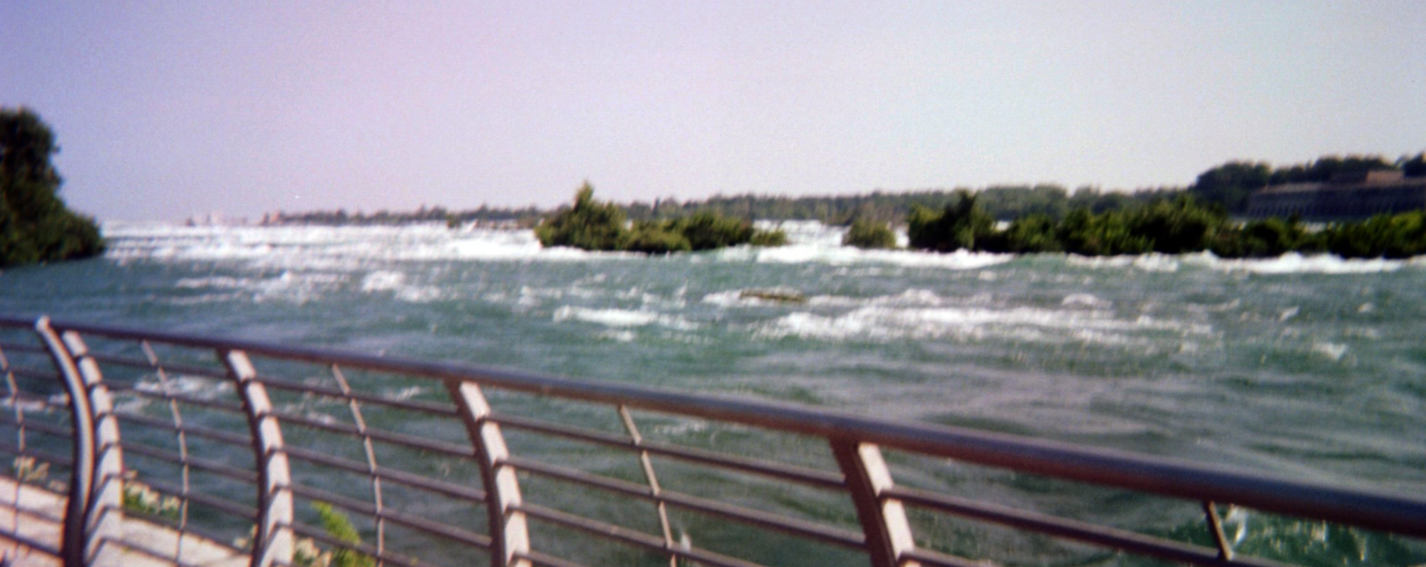 Turbulent waters of Niagara Falls