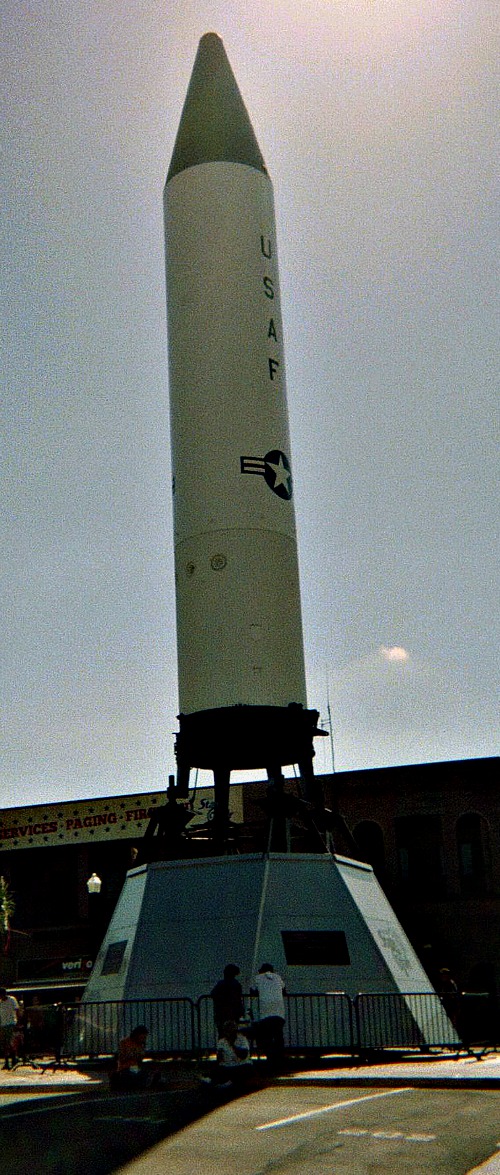 Rocket exhibit at South Carolina State Fair.