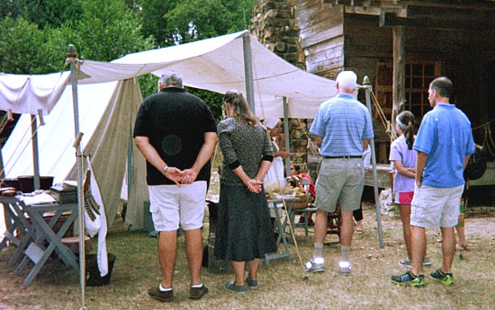 Colonial demonstration in South Carolina.