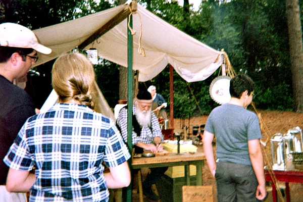 Colonial craftsman exhibit Colonial craftsman exhibit