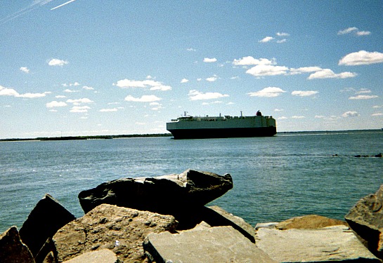 SBI Review and picture of a passing ship.
