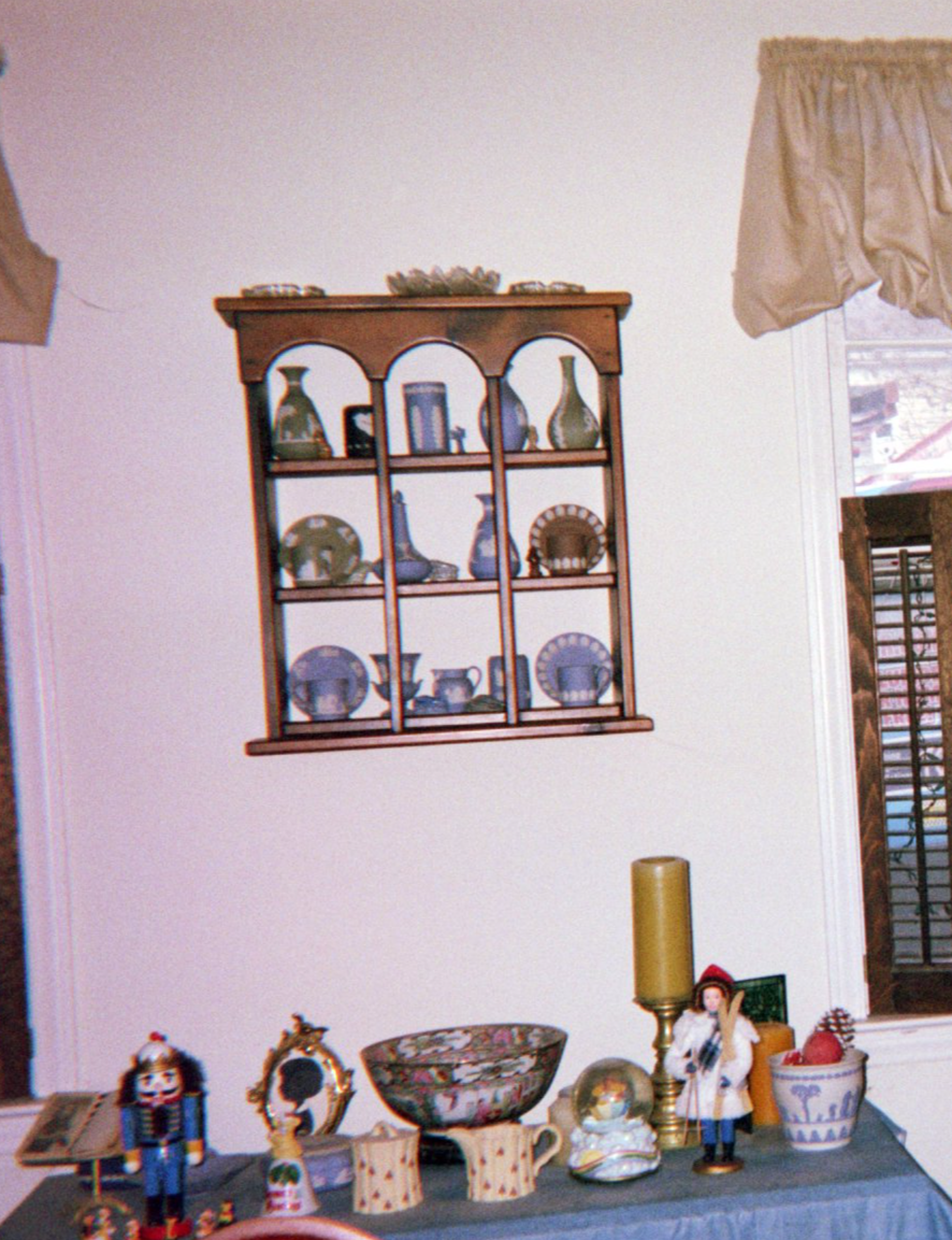 Wedgwood made in England on display.