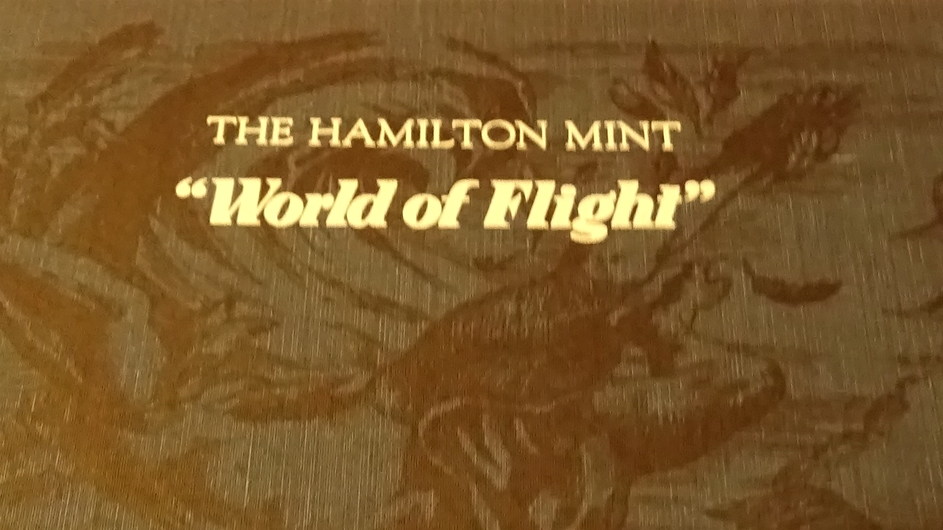 Hamilton Mint collection commemorating the "World of Flight"